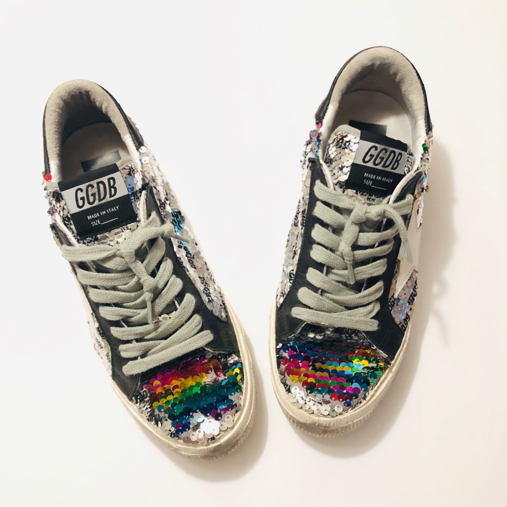 Golden Goose May reversible sequins sneakers
